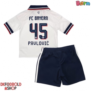 Bayern Munich Aleksandar Pavlovic #45 Udebanesæt Børn 2026-27 Kort ærmer (+ korte bukser)